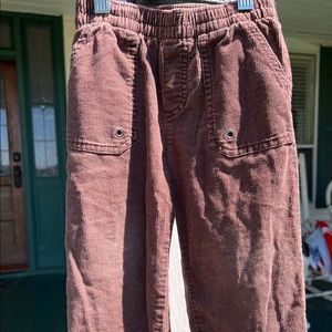 2T boys brown corduroy pants